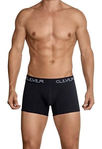 Ropa Interior Masculina Clever Basic Boxer-White-Black