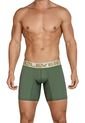 Ropa Interior Masculina Boxer Verde Clever Kumpanias Long-Green-White-Green de Clever Underwear