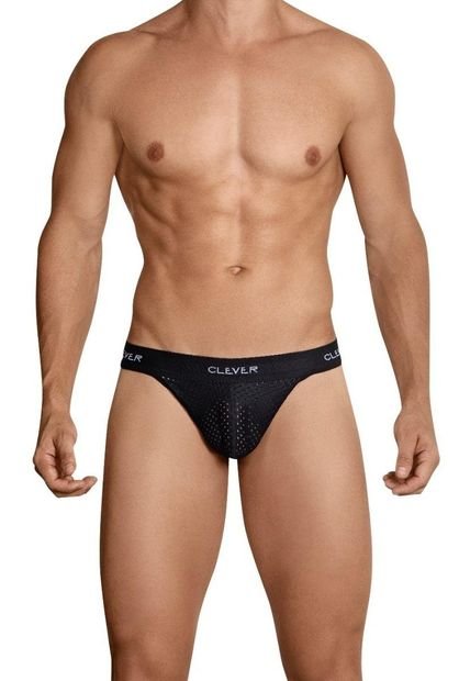 Ropa Interior Masculina Clever - Thong Mesh-White-Black - Compra Ahora |  Dafiti Colombia