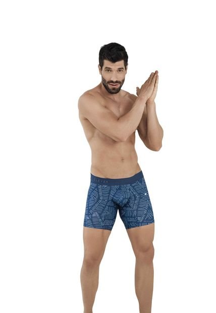 Ropa Interior Hombre Boxer Azul Argovia Long