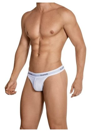 Ropa Interior Masculina Clever - Thong Mesh-White-White