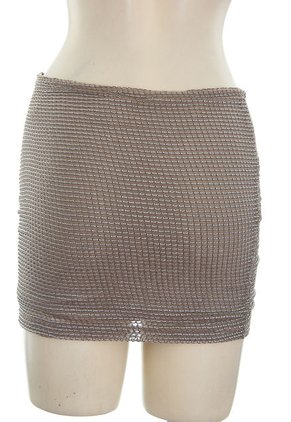 Falda Café Studio F (Producto De Segunda Mano)