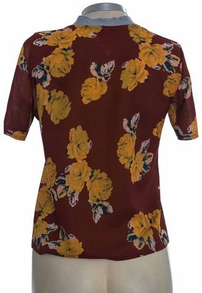 Blusa Cafe Zara (Producto De Segunda Mano)