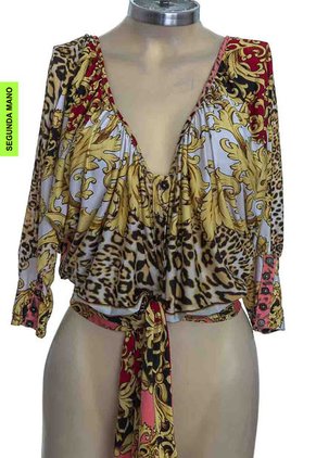 Blusa Estampada Studio F(Producto De Segunda Mano)