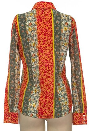 Camisa Para Mujer Naranja Esprit (Producto De Segunda Mano)