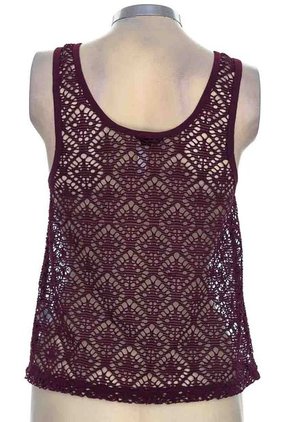 Blusa Vinotinto Aeropostale (Producto De Segunda Mano)