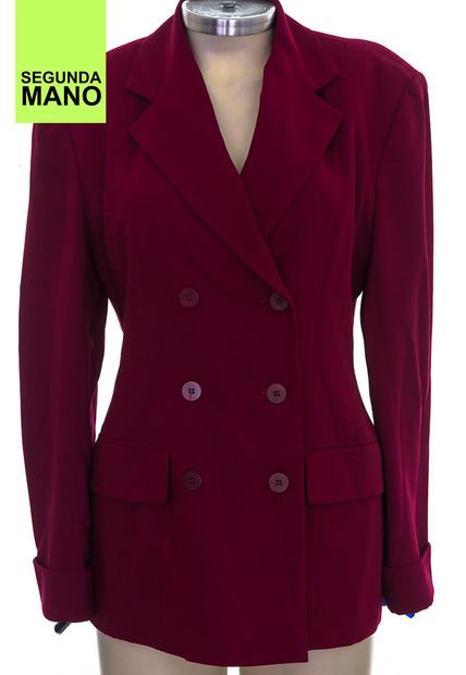 Chaqueta Vinotinto Ann Taylor (Producto De Segunda Mano)