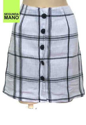 Falda Blanca Forever 21 (Producto De Segunda Mano)