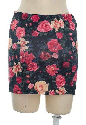 Falda Negra Forever 21 (Producto De Segunda Mano)