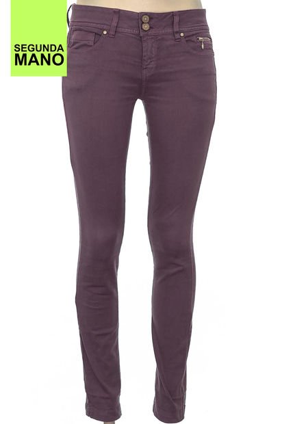 Pantalón Morado Naf Naf (Producto De Segunda Mano)