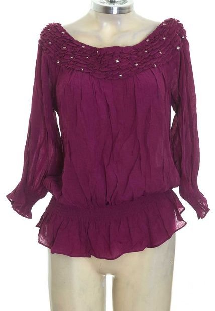 Blusa Morada Studio F (Producto De Segunda Mano)