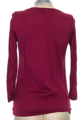 Blusa Vinotinta Massimo Dutti (Producto De Segunda Mano)