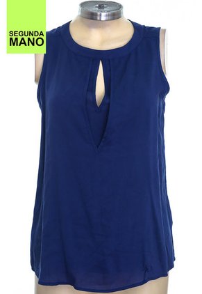 Blusa Azul Naf Naf (Producto De Segunda Mano)