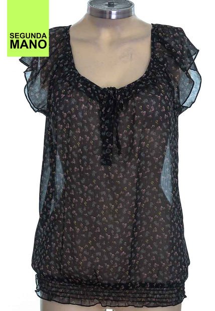 Blusa Negra Naf Naf (Producto De Segunda Mano)