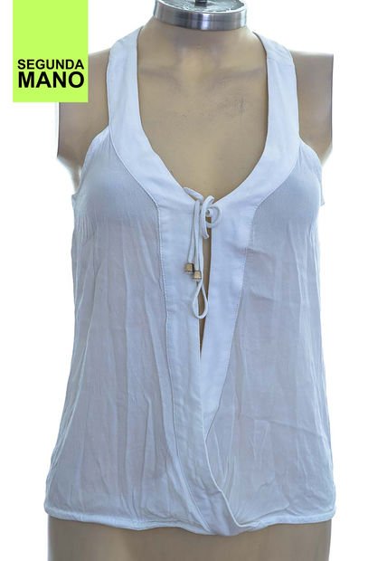Blusa Blanca Studio F (Producto De Segunda Mano)