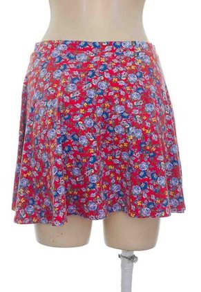 Falda Roja Forever 21 (Producto De Segunda Mano)