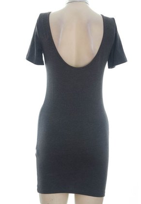 Vestido Negro Forever 21 (Producto De Segunda Mano)