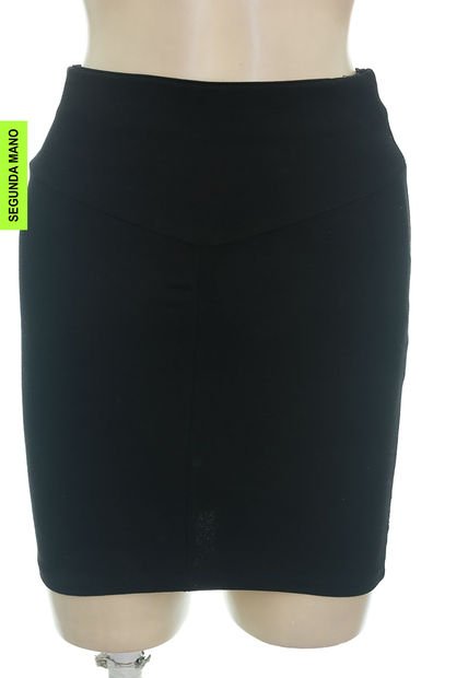 Falda Negra  Stradivarius (Producto De Segunda Mano)