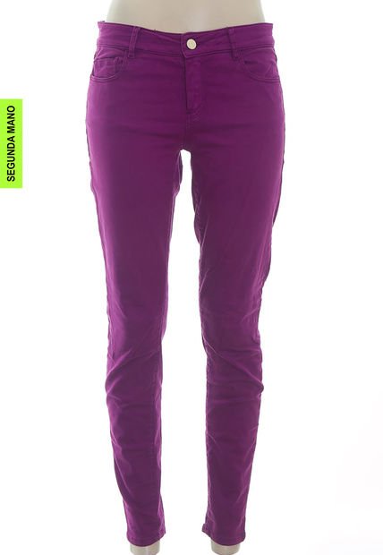 Pantalón Morado Massimo Dutti (Producto De Segunda Mano)