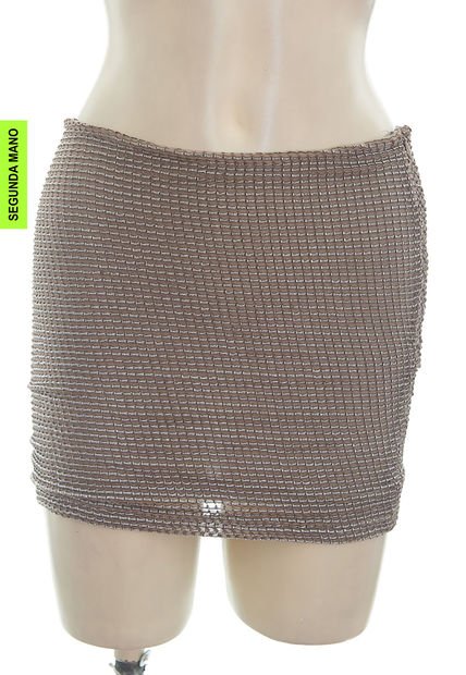 Falda Café Studio F (Producto De Segunda Mano)