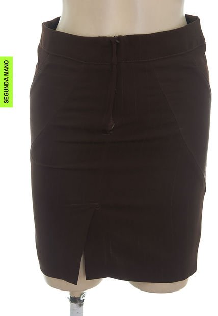 Falda Café Beso De Coco (Producto De Segunda Mano)