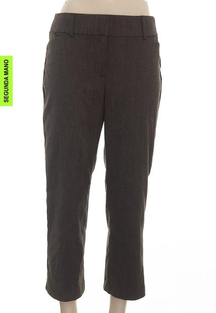 Pantalon Ann Taylor - Taille 6 - Bordeau En Toile - Occasion En Très Bon état