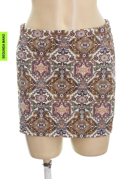 Falda Estampada Basement (Producto De Segunda Mano)