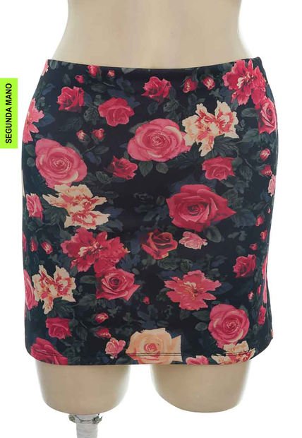 Falda Negra Forever 21 (Producto De Segunda Mano)