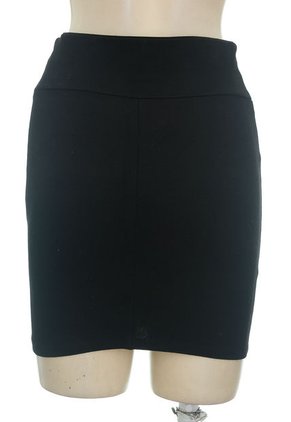 Falda Negra  Stradivarius (Producto De Segunda Mano)