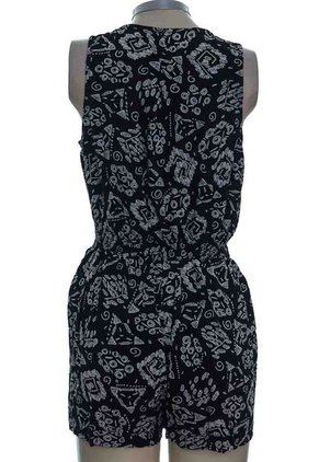 Enterizo Negro Forever 21 (Producto De Segunda Mano)