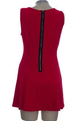 Vestido Rojo Forever 21 (Producto De Segunda Mano)