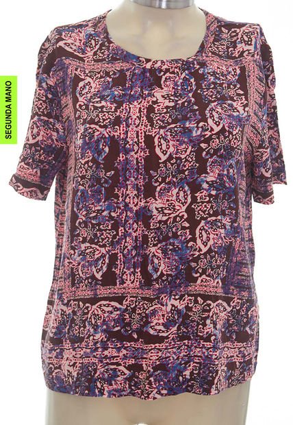 Blusa Vinotinta Forever 21 (Producto De Segunda Mano)