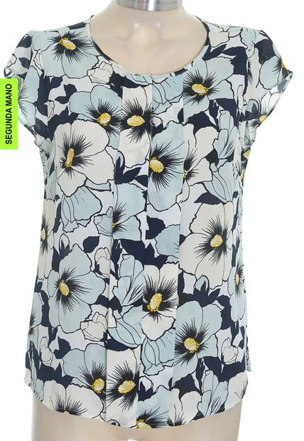 Blusa Estampada Ann Taylor (Producto De Segunda Mano)