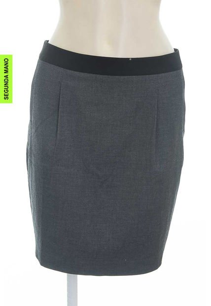 Falda Gris Esprit (producto De Segunda Mano)