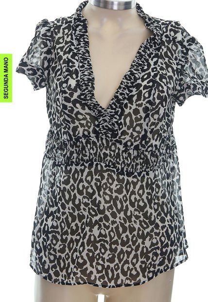 Blusa Negra Ragged (Producto De Segunda Mano)