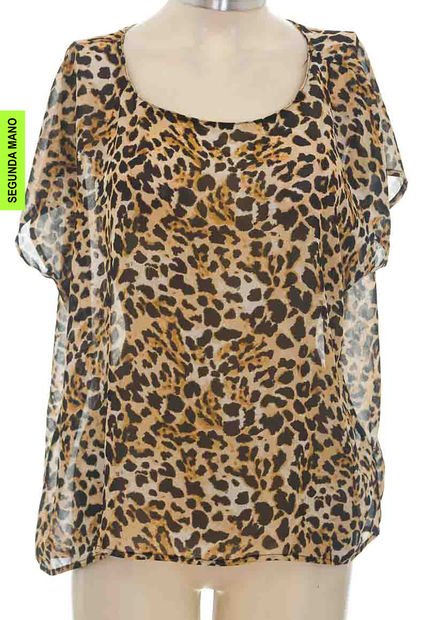 Blusa Café Forever 21 (Producto De Segunda Mano)