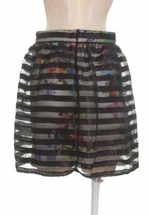 Falda Negra Naf Naf (Producto De Segunda Mano)