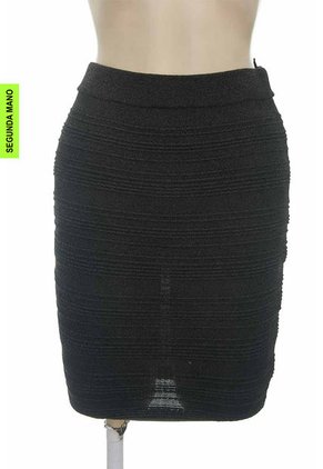 Falda Plateada Studio F (producto De Segunda Mano)