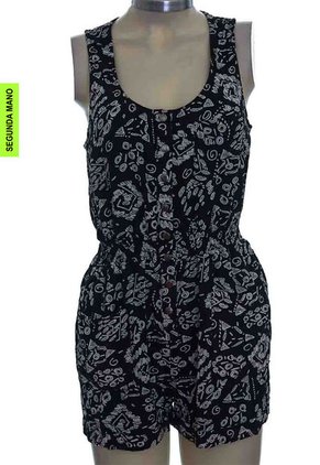 Enterizo Negro Forever 21 (Producto De Segunda Mano)