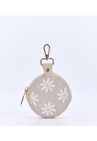 Llavero Monedero Redondo Para Mujer Clover Clover