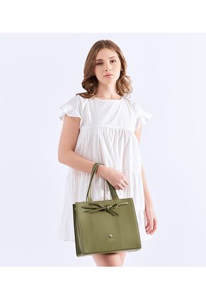 Bolso Para Mujer Totebag Verde Clover