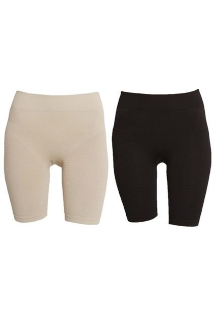 Duo Panty Seamless Masajeador Biocristales Co Coon Natural-Negro