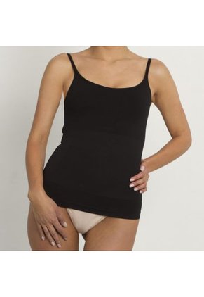 Duo Camiseta Seamless Tiras Biocristales Co Coon Negro-Verde Aguamarina