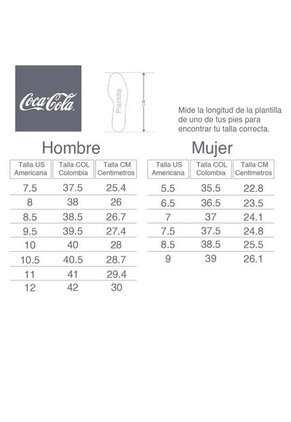 TENIS COCA COLA HOMBRE X-ARTIC STON CC2022