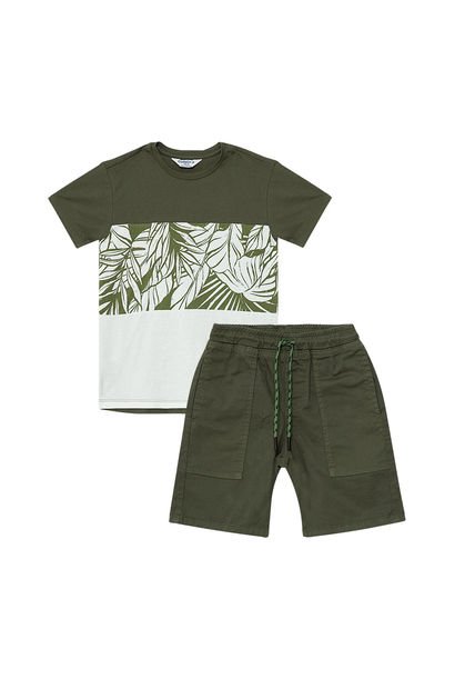 Conjunto Verde Militar Niño Codelin 450113