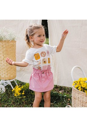 Falda Con Pretina Codelín Para Bebe Niña