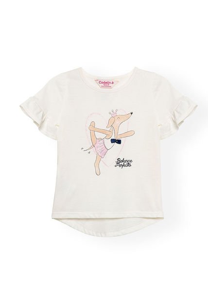 Camiseta Marfil Bebe Niña Codelin 130562