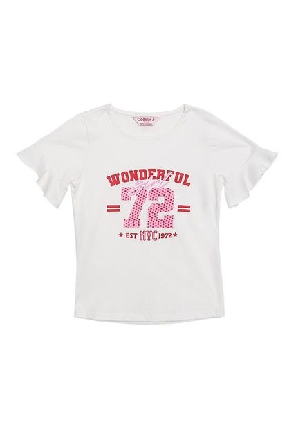 Camiseta Marfil Codelin Niña 330630