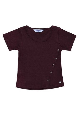 CAMISETA CODELIN NINA 330724 VINO Talla 4 Codelin