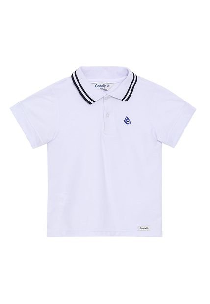 Camiseta Polo Blanco Codelin Bebe Niño 230719